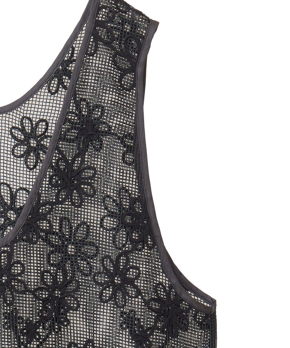 earth music&ecology コード刺繍ベスト 