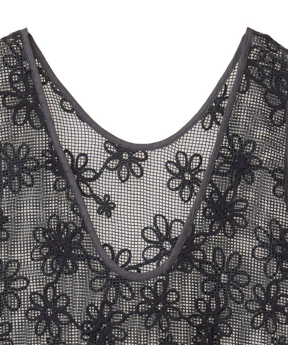 earth music&ecology コード刺繍ベスト 