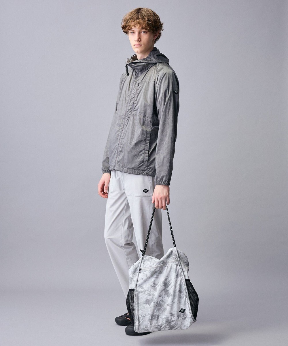 JOSEPH ABBOUD MOUNTAIN 【軽量/ECO撥水/ポケッタブル】エンボスプリント トートバッグ 