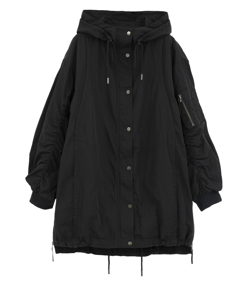 YECCA VECCA パディングフーディーコート 