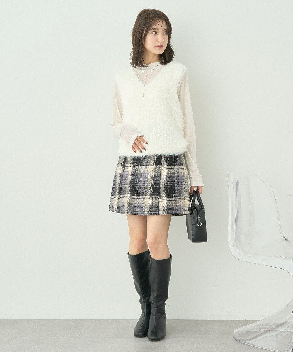 earth music&ecology シャギーベスト 