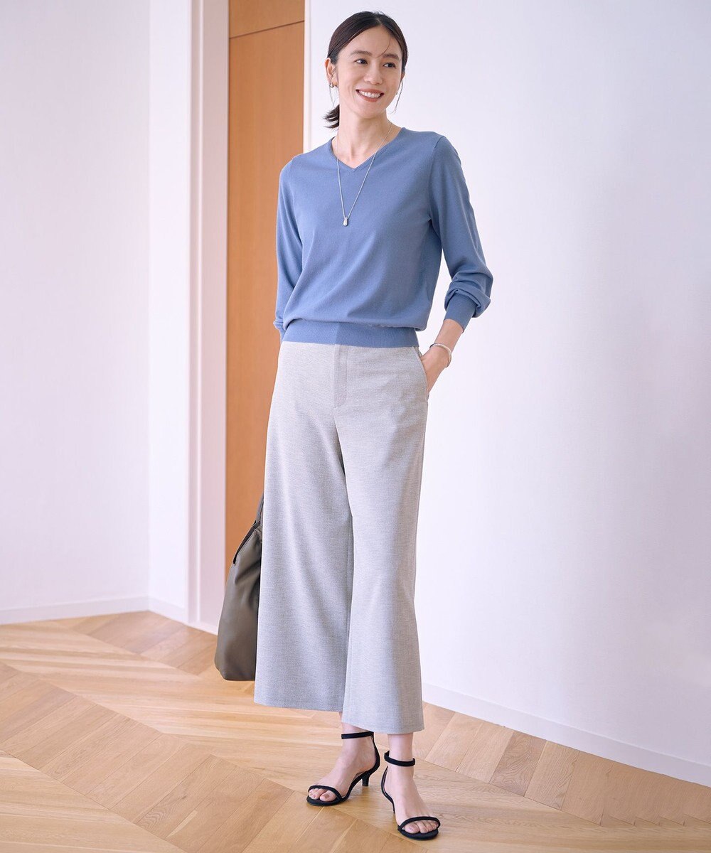 J.PRESS LADIES 【人気のため新色追加】PRINCE Vネック ニット 