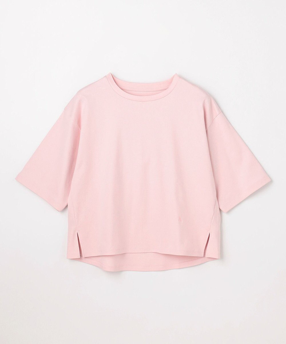 ANY 【Sサイズあり】オーガニックコットンスムース5分袖Tシャツ 