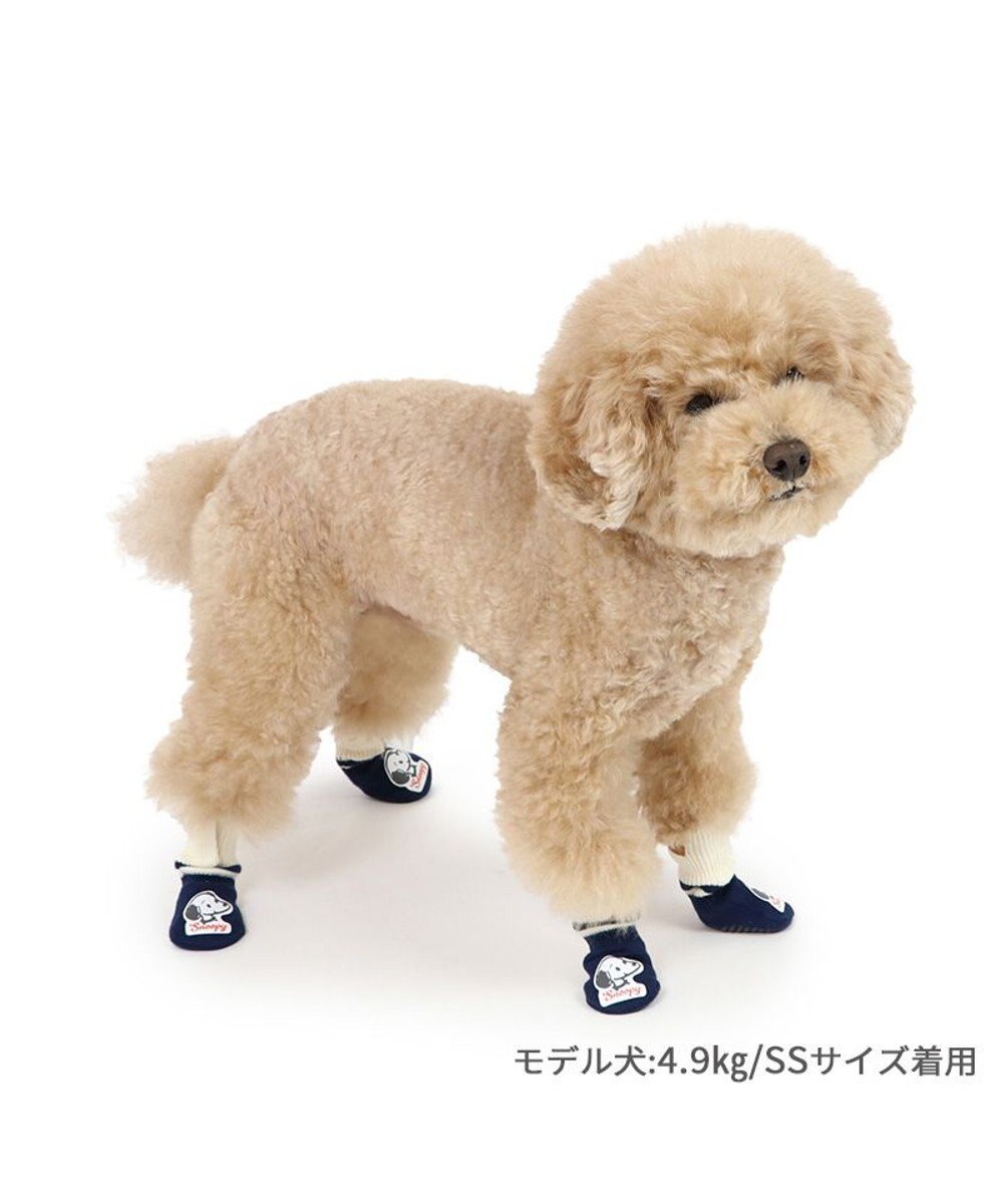 PET PARADISE スヌーピー makokoro スリット 靴下 Ｓ 小型犬 