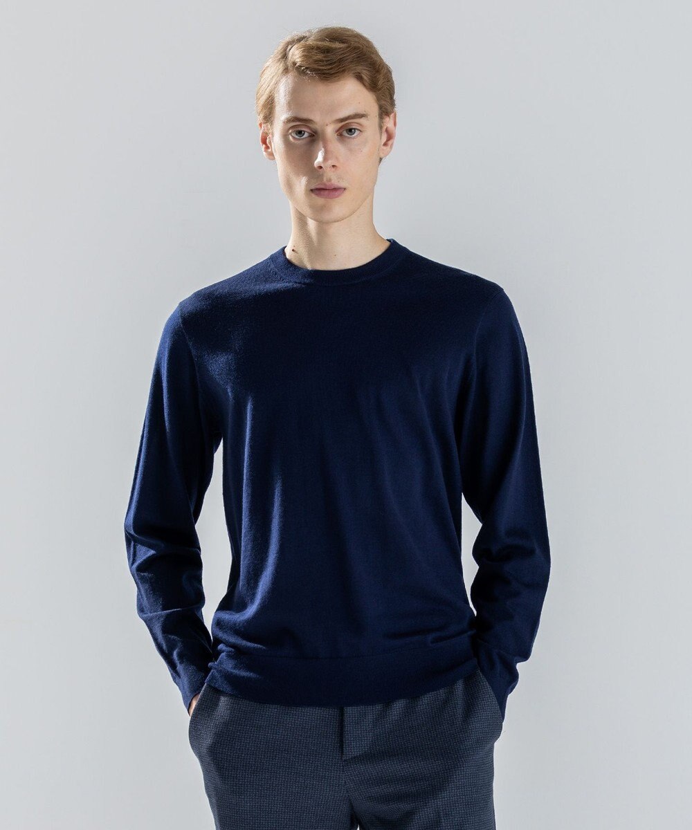 JOSEPH HOMME ウォッシャブルメリノ　クルーネックニット 
