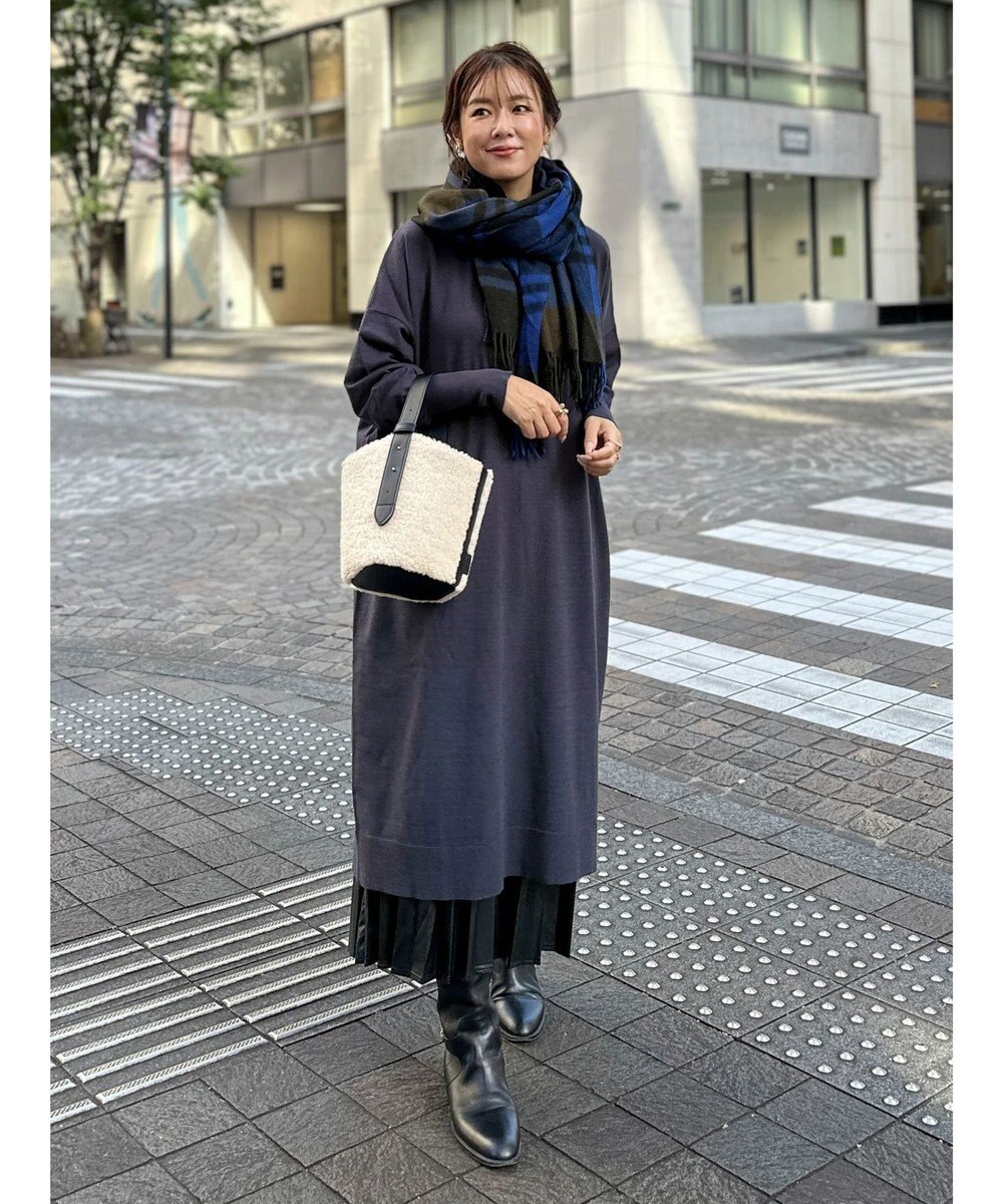 Green Parks オーバーサイズニットワンピース 