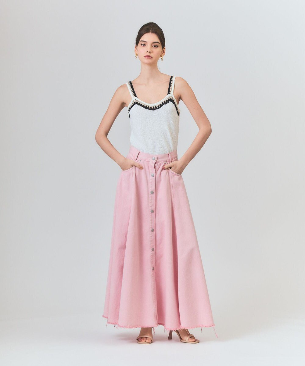 GRACE CONTINENTAL サーキュラーデニムスカート 