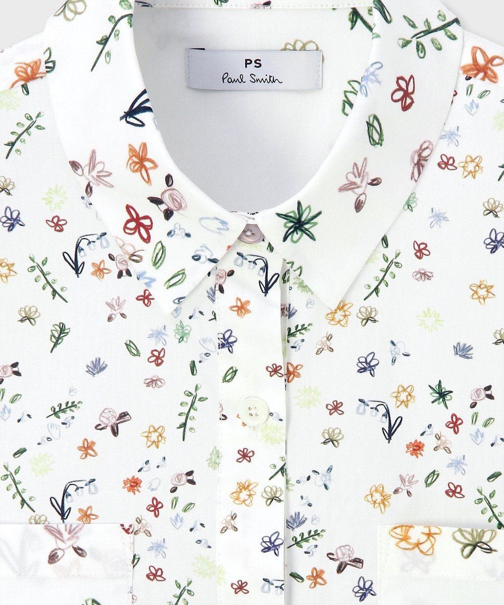 【洗える】Seedhead Floral ワンピース, ブラック, 38