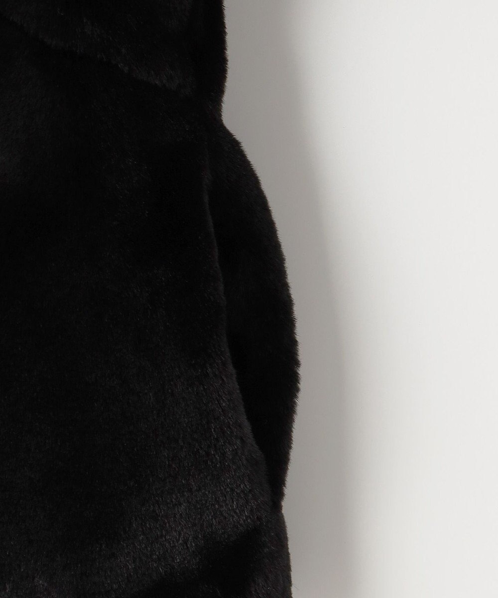 TOCCA CUSHY ノーカラーフェイクファーコート 