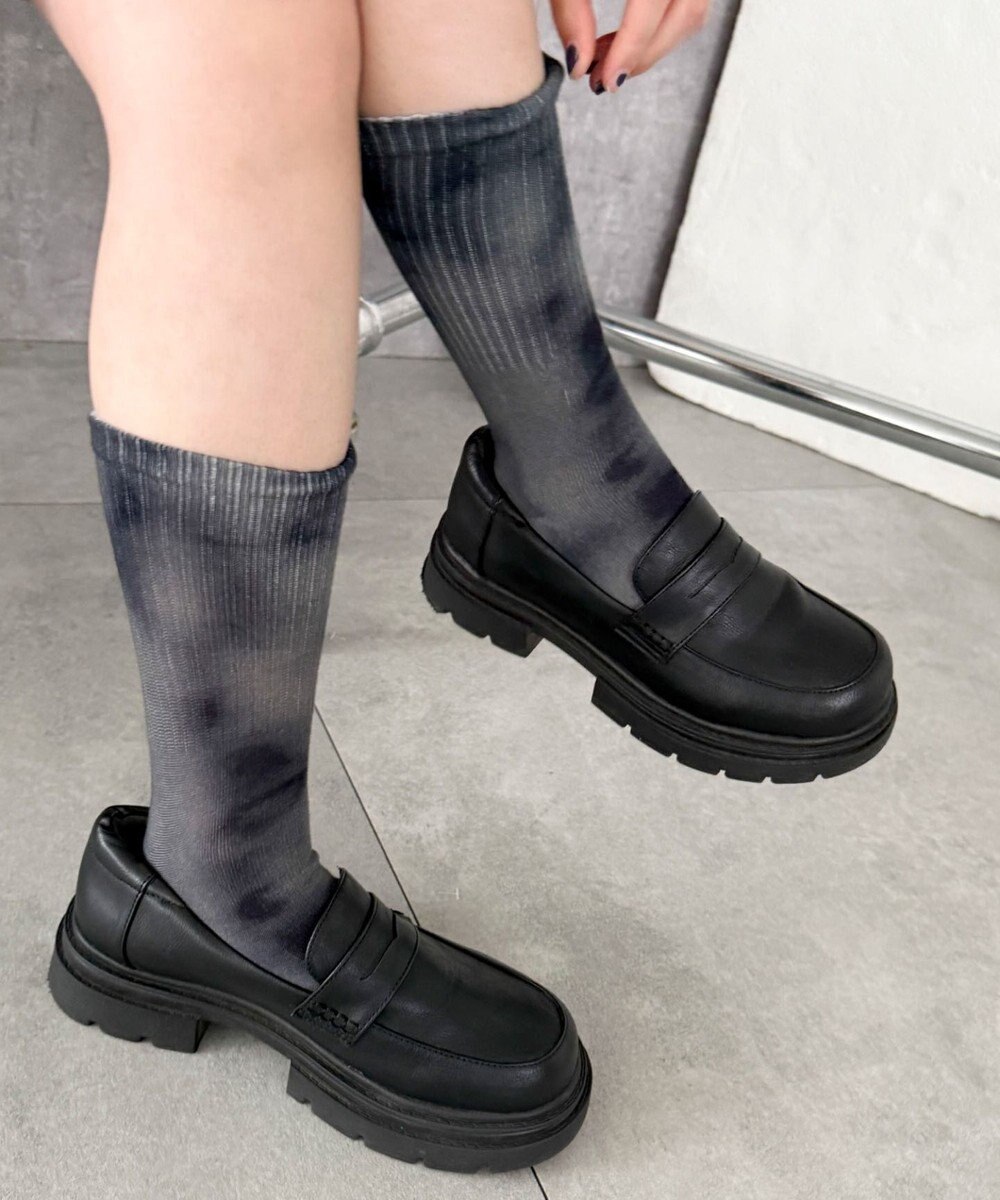 WEGO タイダイプリントソックス 