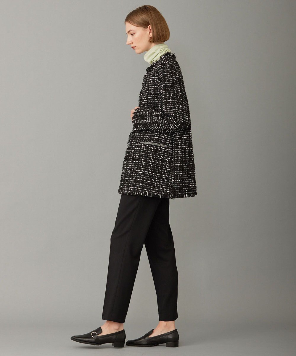 ICB 【セットアップ着用可能】ロービングツイード ノーカラージャケット 