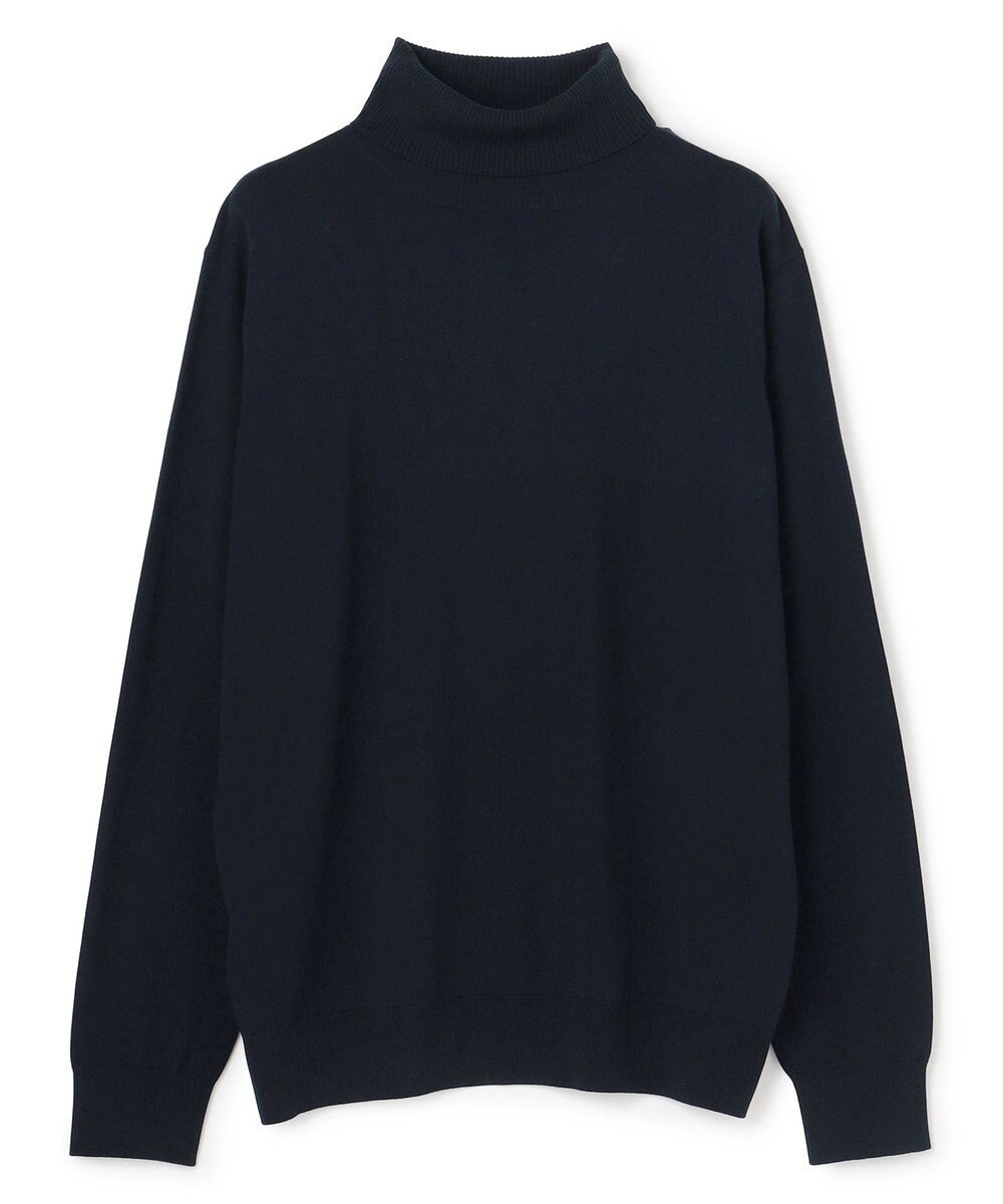 UNFILO MENS 【男女兼用】ソフトサーモ アンチピリングニット タートルネック 