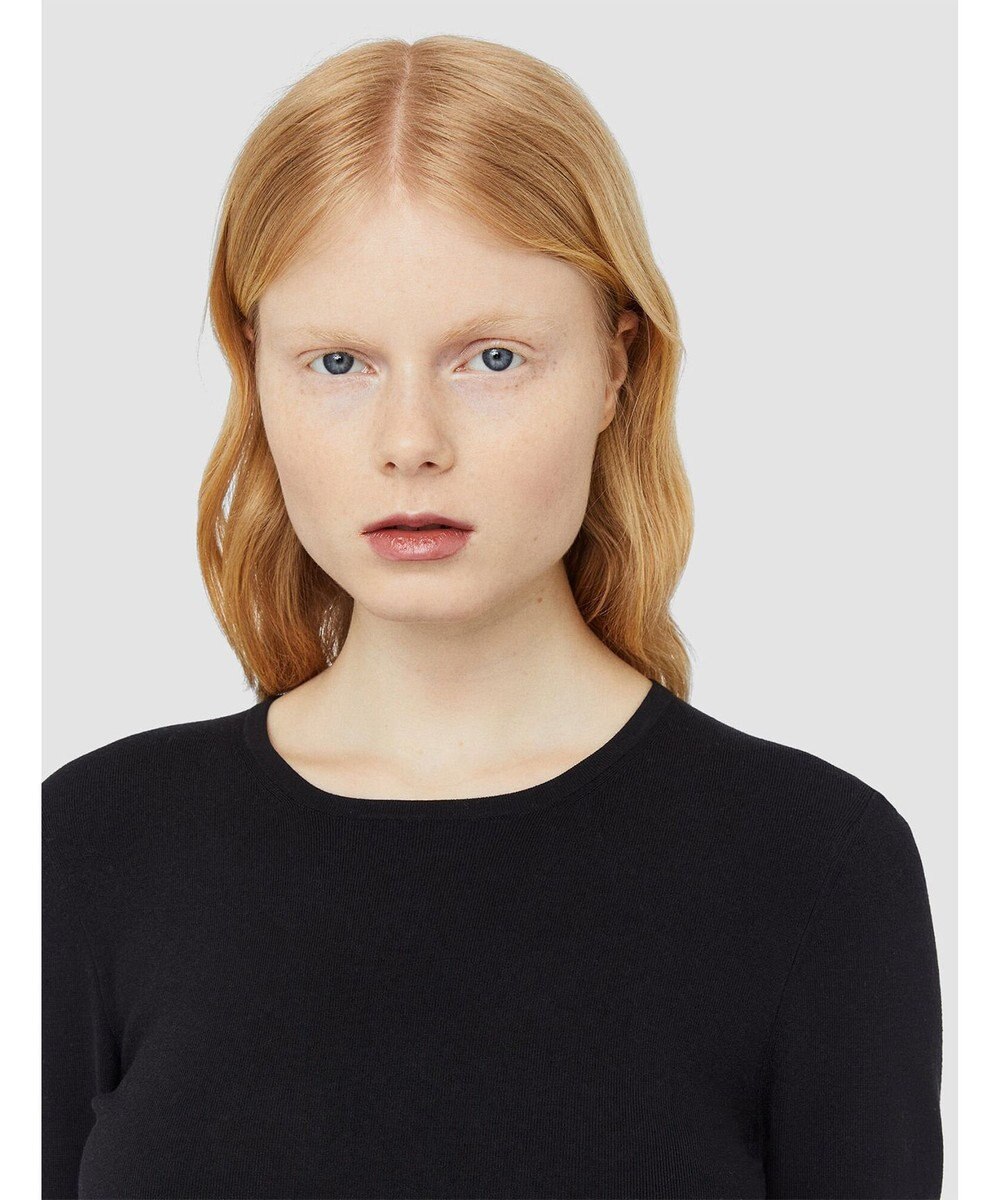 JOSEPH 【FOUNDATIONS】【洗える】シルクストレッチ　ラウンドネックニット 