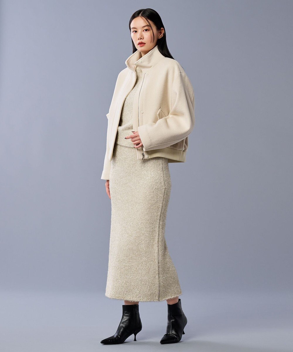 uncrave ラメ シャギー ニット プルオーバー（uncrave STANDARD） 