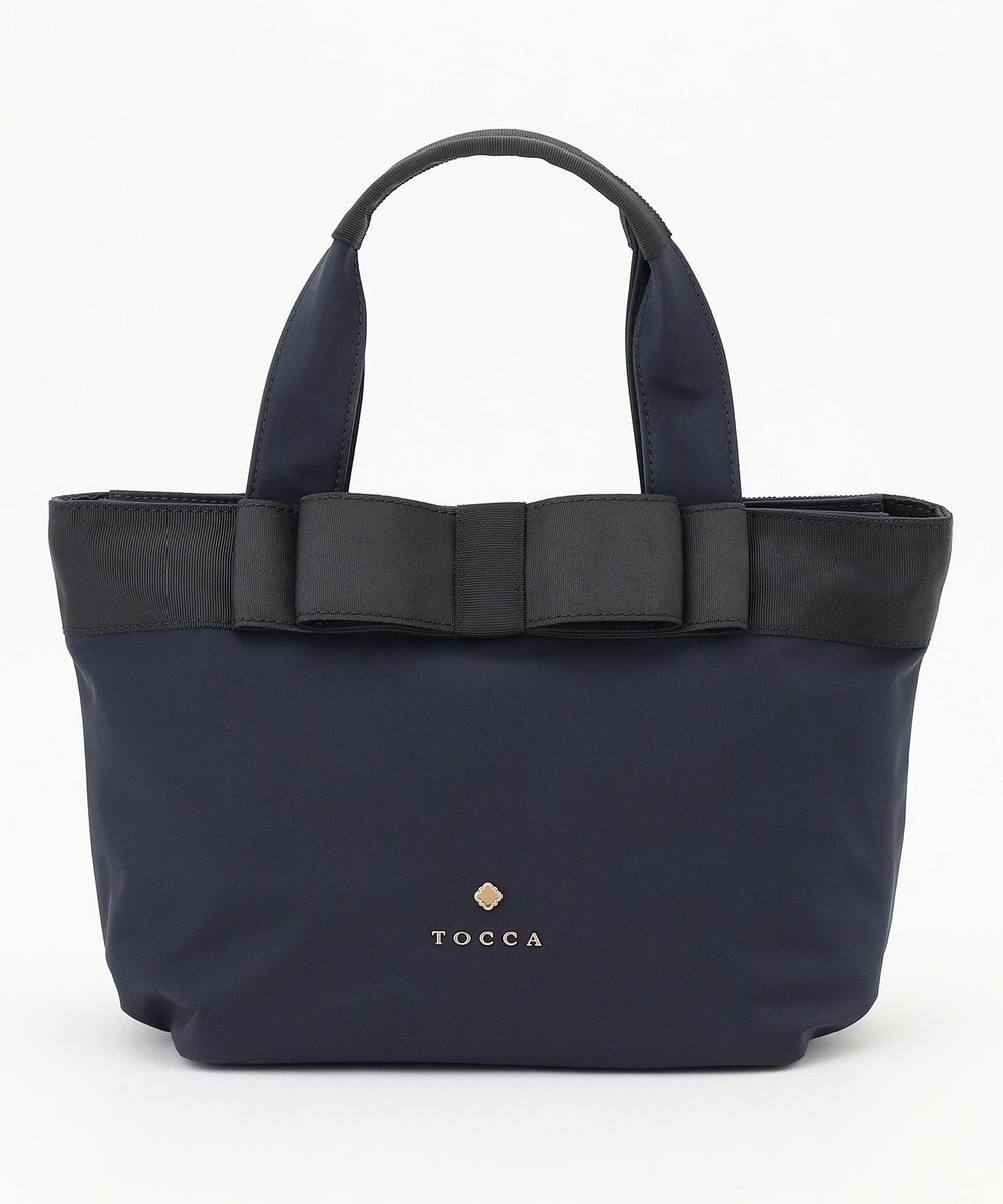 TOCCA 【大人百花掲載】【撥水】RIBBON BRICK TOTE M トートバッグ M 