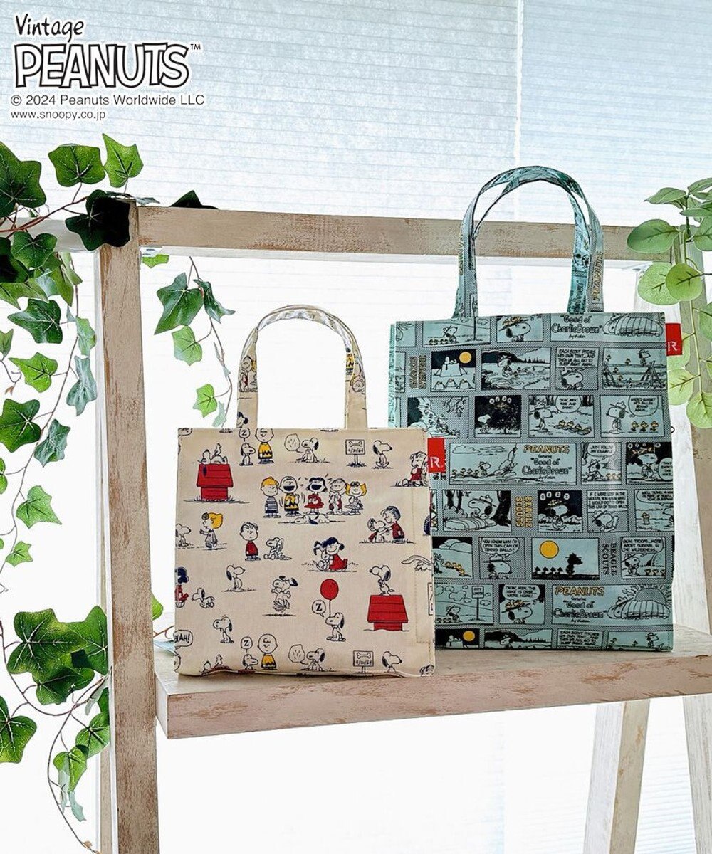 ROOTOTE 8600【スヌーピー】IP.スクエア.ラミネート.ピーナッツ-9H 