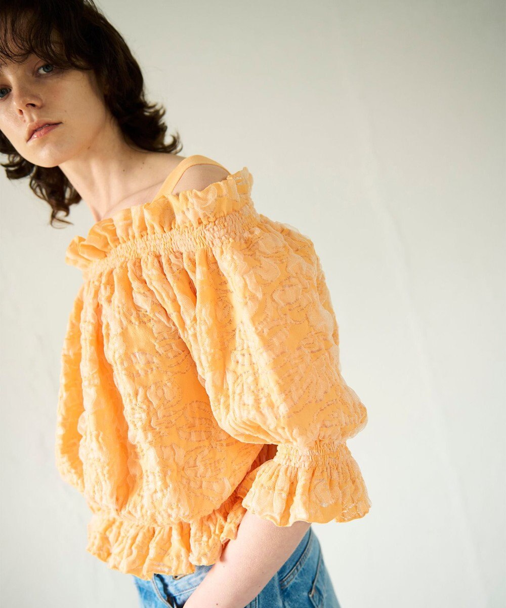 GRACE CONTINENTAL ドルマンフクレジャガードニットトップ 