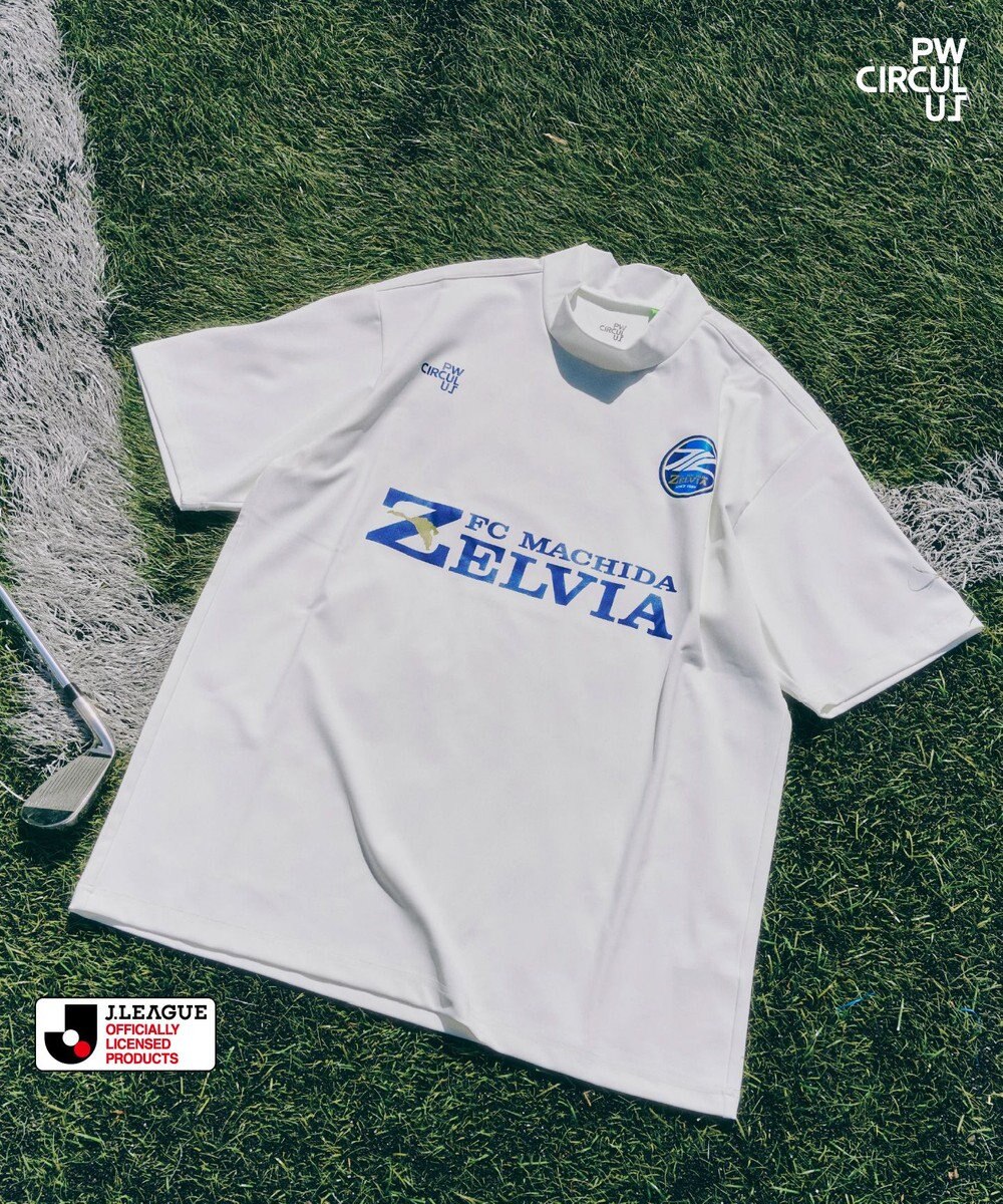 PW CIRCULUS 【UNISEX】J.LEAGUE モックネック J1所属の20クラブコラボ ゴルフ 