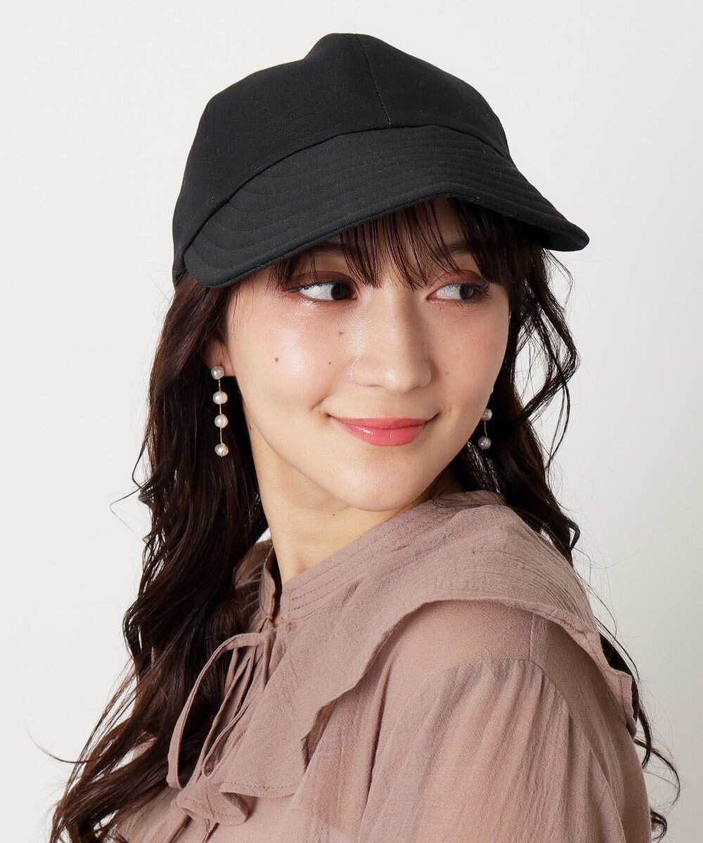 MOONBAT 【帽子】フルラ (FURLA) ジョッキーハット　ロゴプレート 