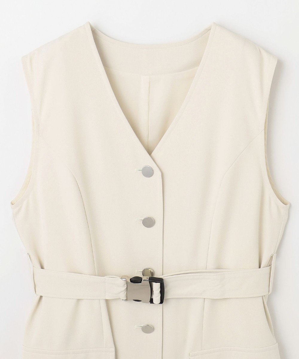 GRACE CONTINENTAL ベルト付ジャンパースカート 