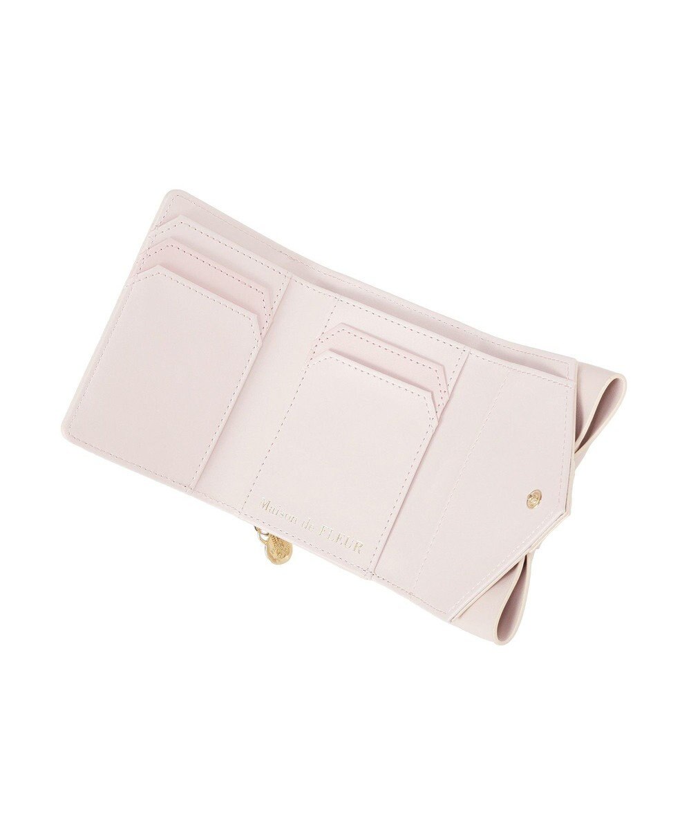 Maison de FLEUR ベルトリボンミニウォレット 