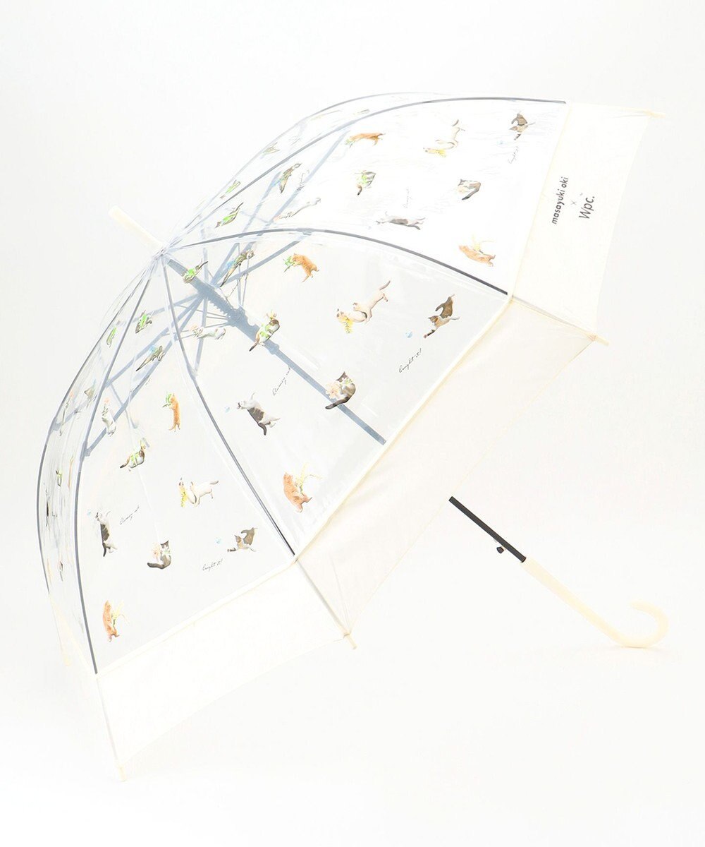 ANY SIS 【猫プリント】沖昌之プラスチックアンブレニャン 