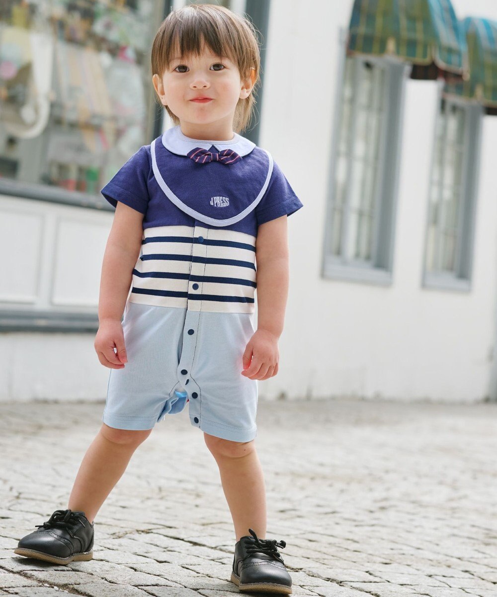 J.PRESS KIDS 【BOX付き】【70㎝】ロンパース&蝶ネクタイスタイ セット 