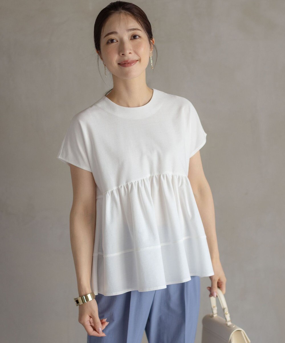 組曲 ツイルジャージーティアード カットソー 