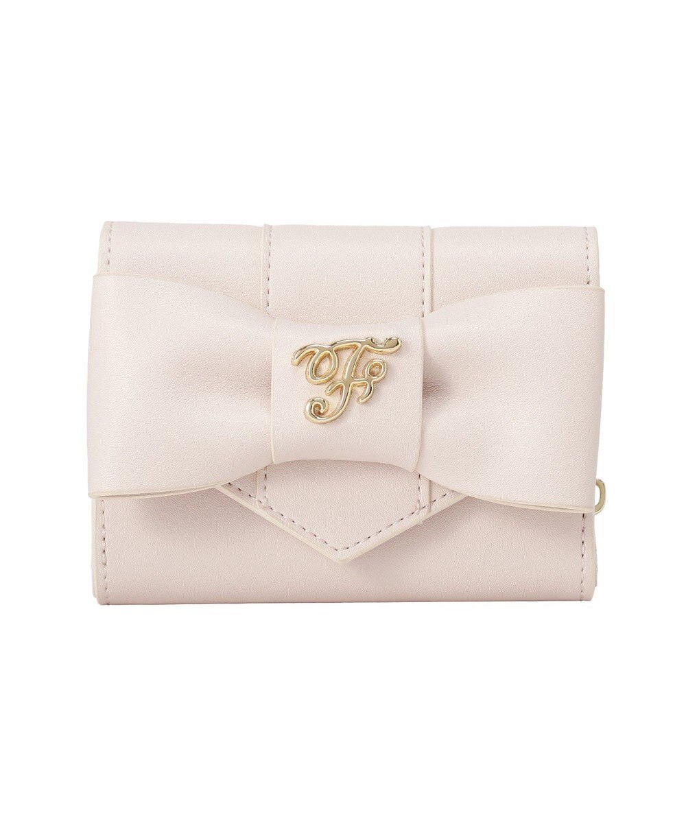 Maison de FLEUR ベルトリボンミニウォレット 