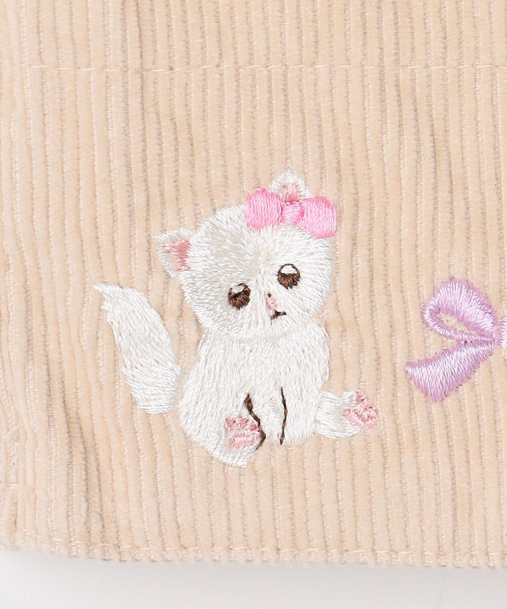 ANY KIDS ネコ刺繍 コーデュロイ ショートパンツ 
