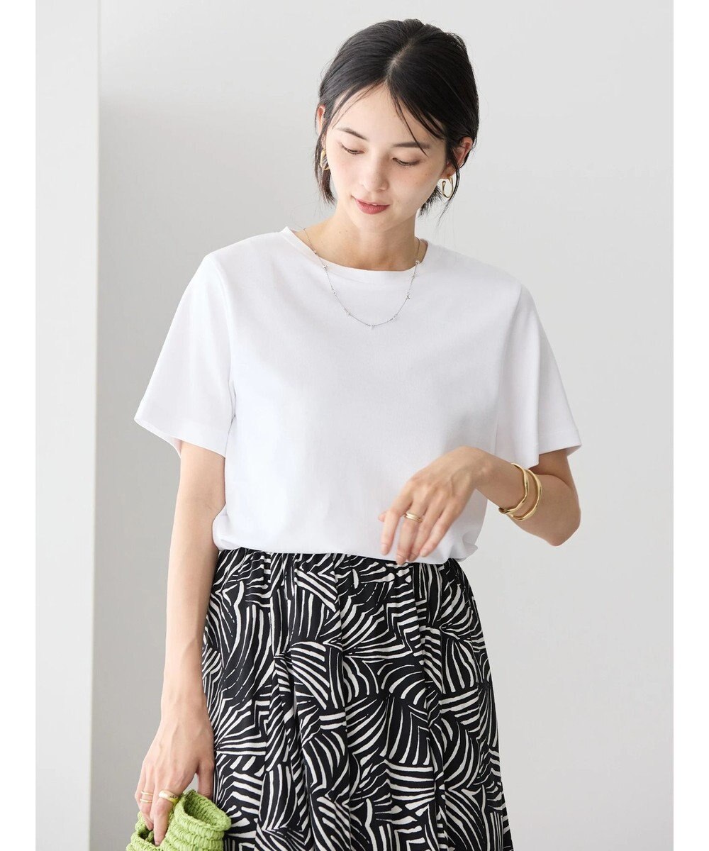 AMERICAN HOLIC キレイＣＯＴＴＯＮクルーネックカットプルオーバー 