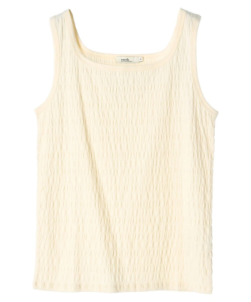 earth music&ecology シャーリングタンクトップ 