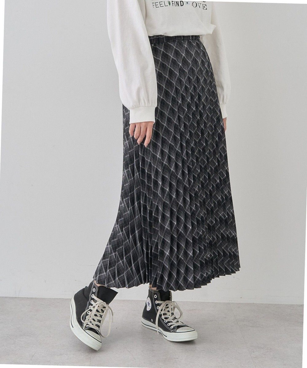 earth music&ecology すきな丈Ｔ／Ｒプリーツスカート 