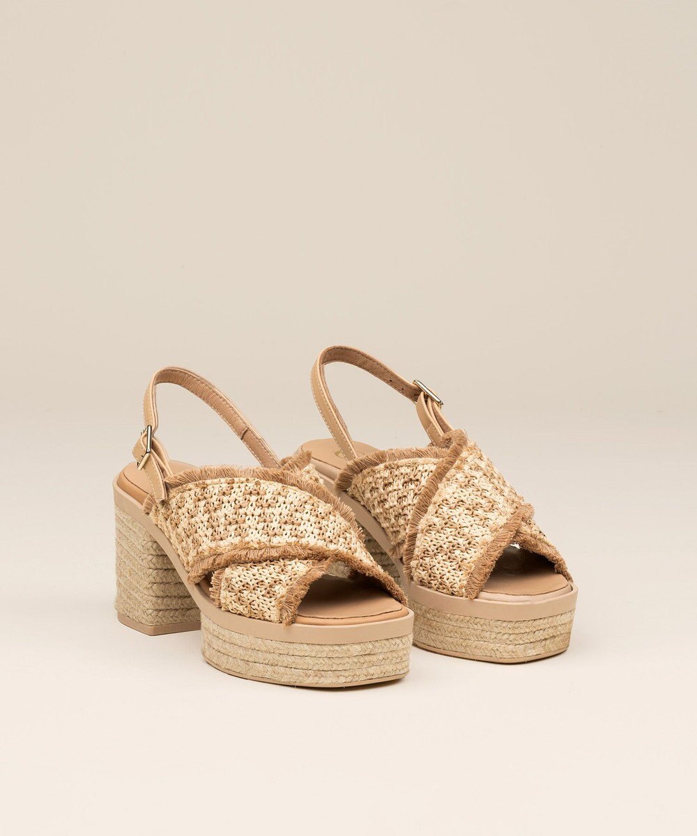 gaimo 【GAIMO/ガイモ】クロスヒールサンダル/COCOA 