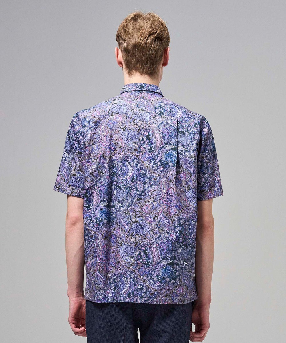 JOSEPH HOMME 【新柄】エスニカルプリント　半袖レギュラーカラーシャツ 