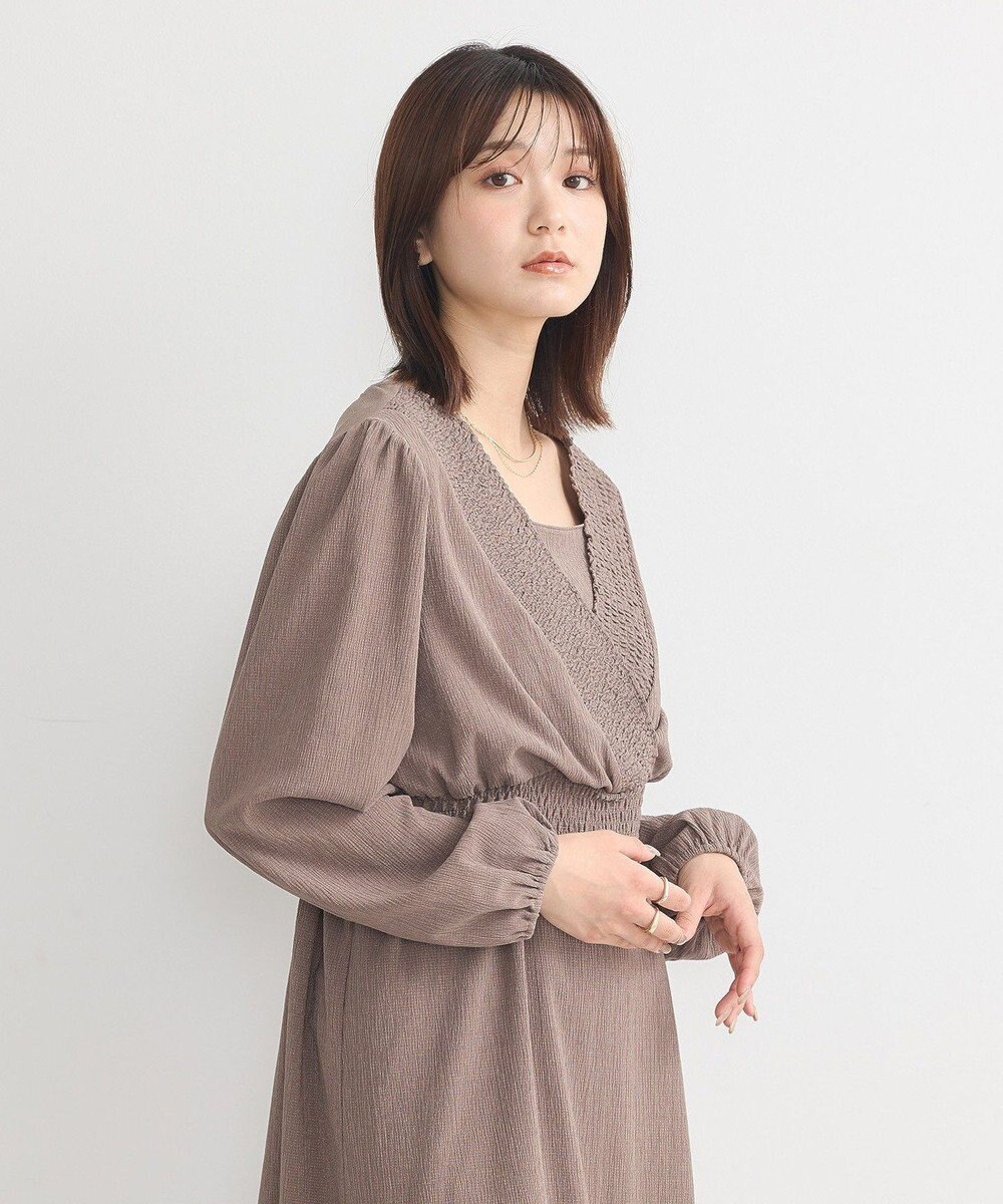 earth music&ecology ＳＥＴ２点カシュクールプルオーバー＋キャミワンピース 