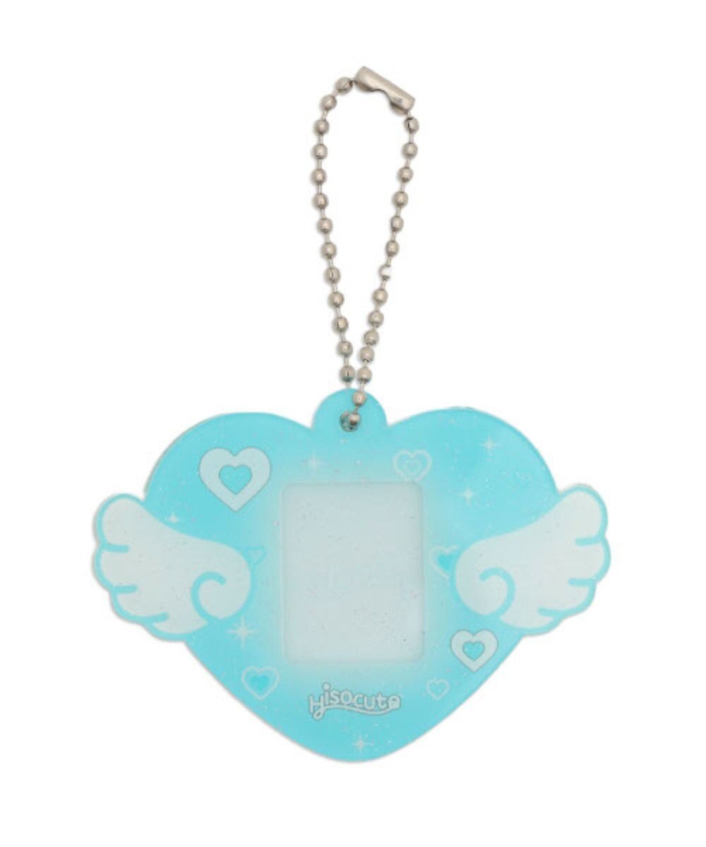 WEGO 【痛バ＆推し活グッズ】ハートエンジェルIDフォトケースキーホルダー 