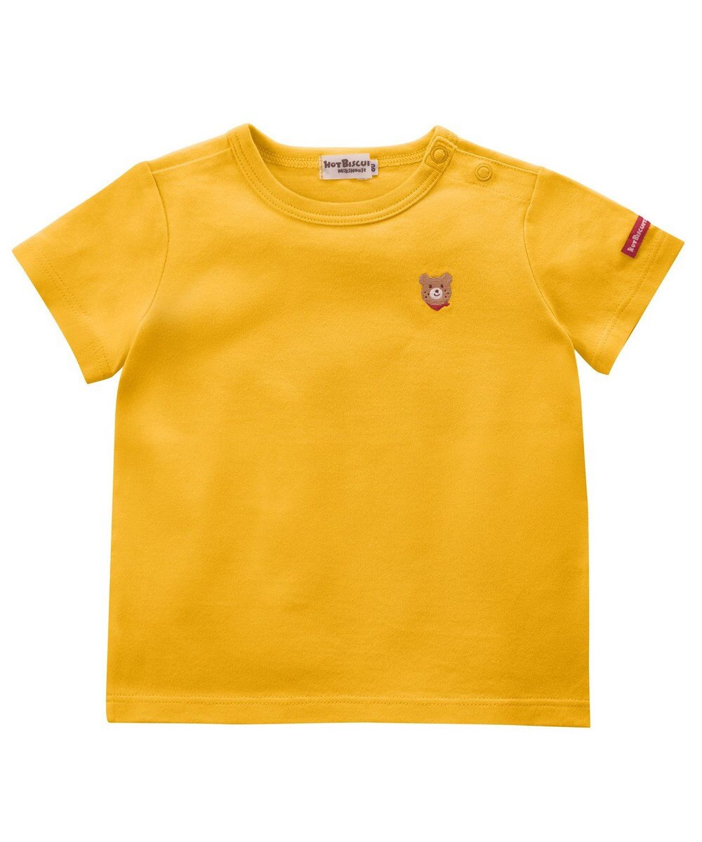 MIKI HOUSE HOT BISCUITS 【70-120cm】【Everyday Series】ワンポイント 半袖Tシャツ 