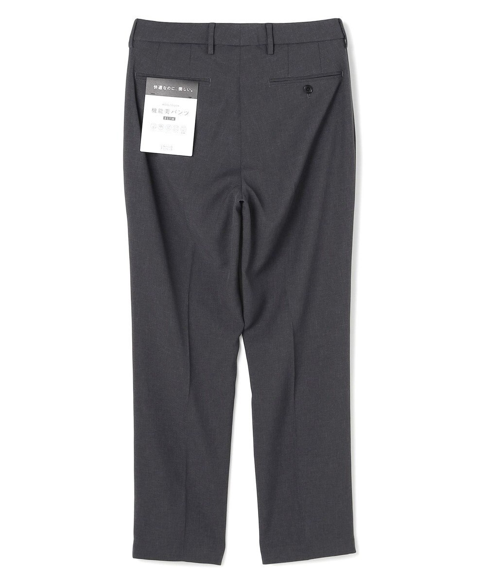 UNFILO MENS 【OCEANS 雑誌・web・YouTube 掲載】WOOL TOUCH 機能美パンツ スリム【東レ開発のウール見え高機能素材】 