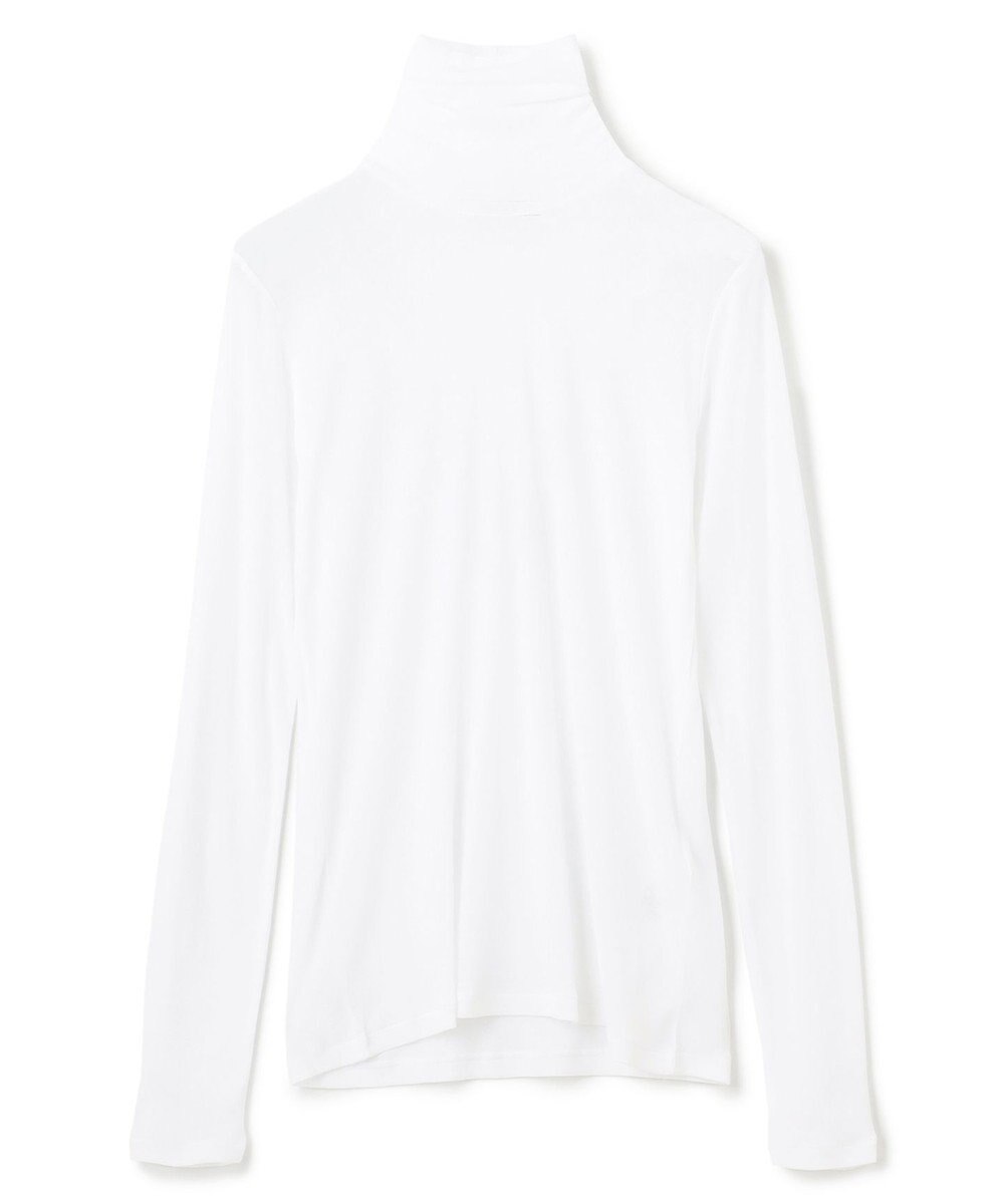 BEIGE， 【洗える】SORE / シアーコットンハイネックカットソー 