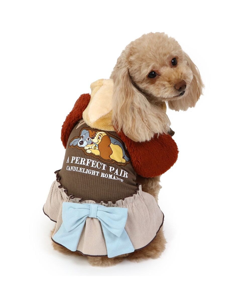 PET PARADISE ディズニー わんわん物語 レディ パーカー 《ブラウン 》 小型犬 