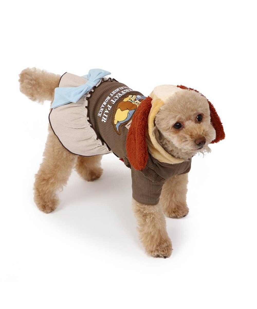 PET PARADISE ディズニー わんわん物語 レディ パーカー 《ブラウン 》 小型犬 