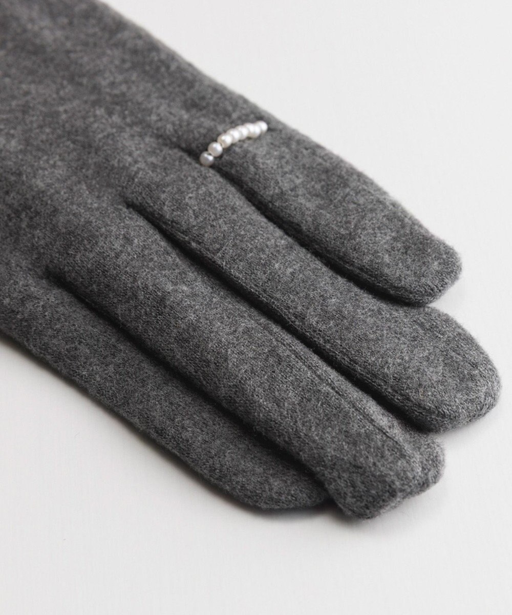 ORuKuBET リングビジューエコファー ジャージグローブ(WOMEN)【タッチパネル対応】 