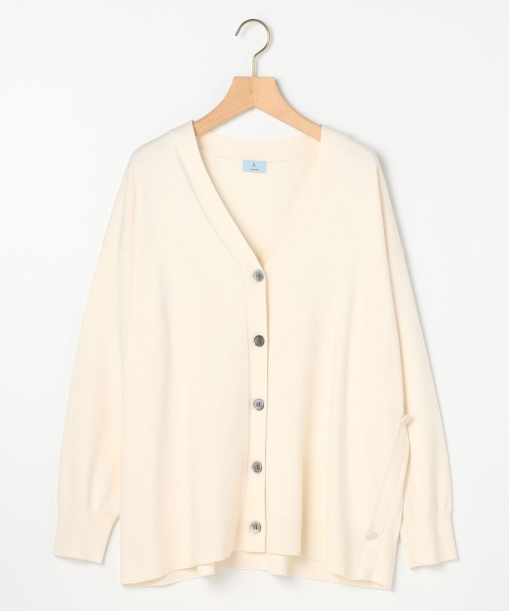組曲 【加藤ローサさん着用 / 2WAY】スムースストレッチカシュクール カーディガン 