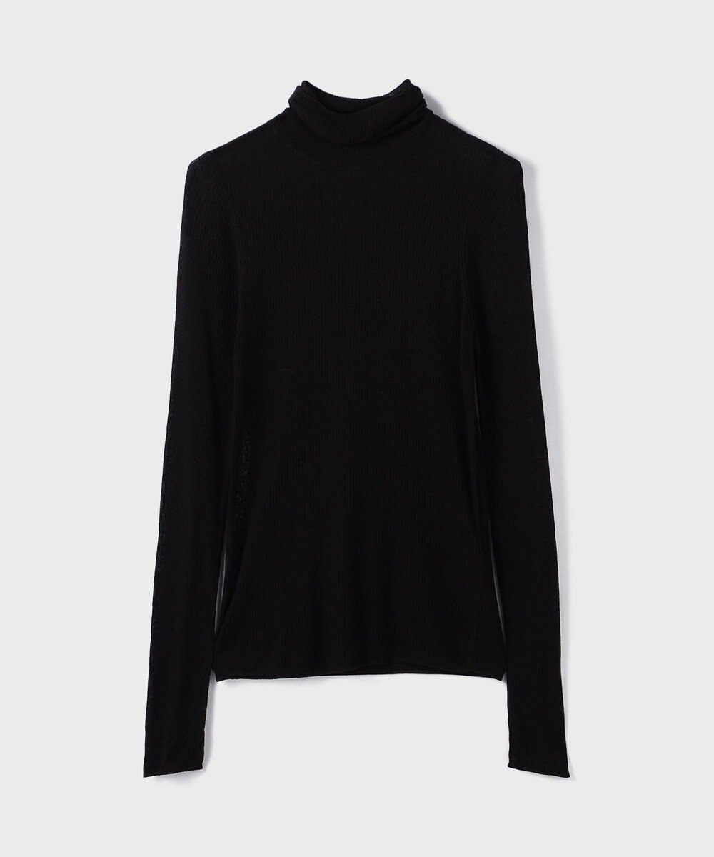 GRACE CONTINENTAL シアーリブニットトップ 