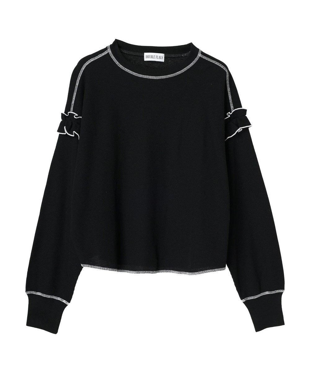 Green Parks ・Ｄｏｕｂｌｅ　Ｆｌａｇｓ　ワッフルカラーｓｔロンＴＥＥ 