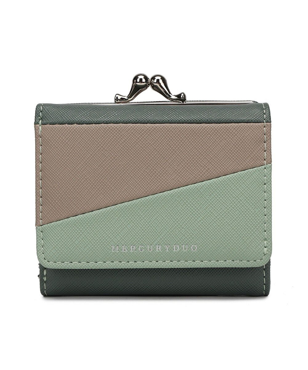 style code 【MERCURYDUO/マーキュリーデュオ】ダイアナ　トリコカラー口金ミニ財布 