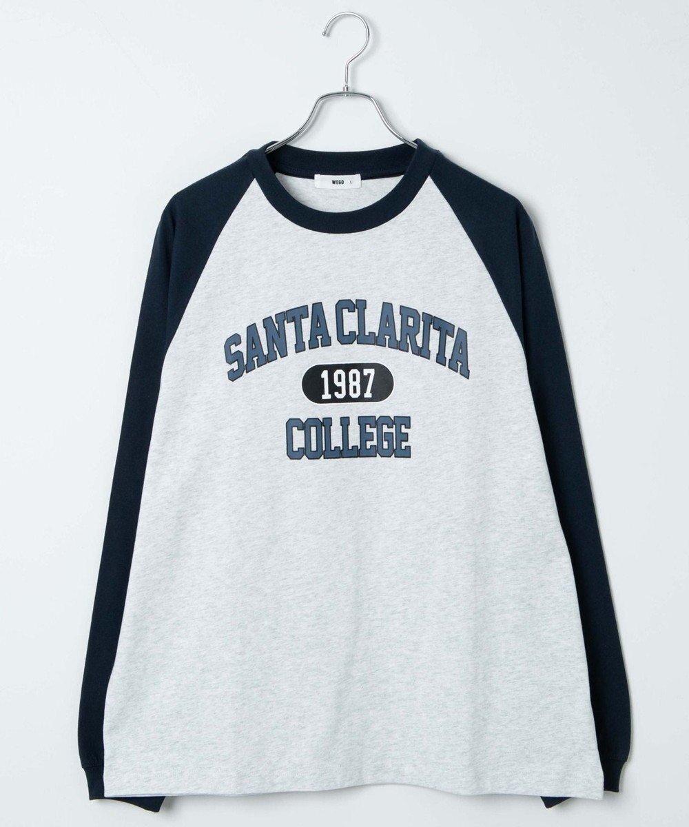 WEGO 【ユニセックス着用ITEM】ラグラングラフィックBIGロンT 