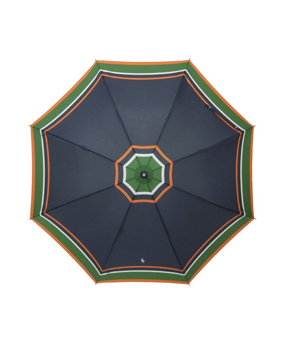 MOONBAT 【日本製/ジャンプ傘】POLO RALPH LAUREN（ポロ ラルフローレン） 長傘 マルチボーダー 