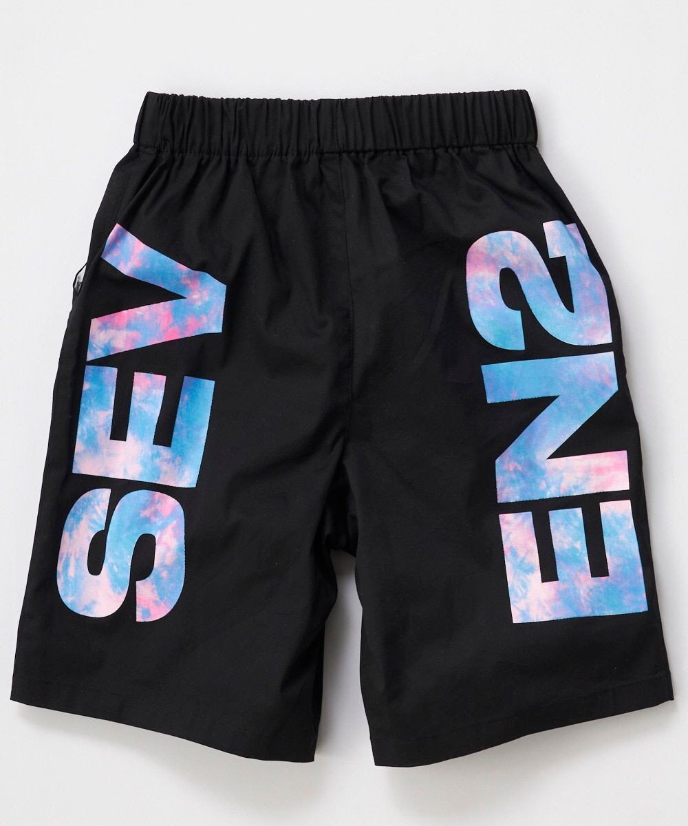 OP／FILA 【SEVEN2】バックブリント ロゴデザインハーフパンツ 